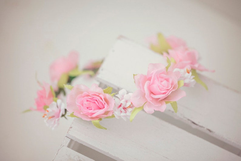 bridesmaid crown flower