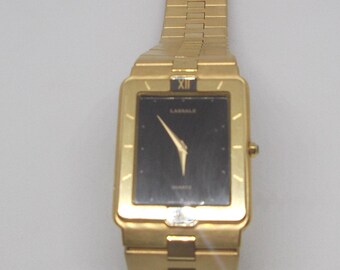Seiko Lassale Extra-flat Quartz Watch, Gold Plated, With Seiko Lassale Extra-flat Quartz Watch, Gold Plated, With