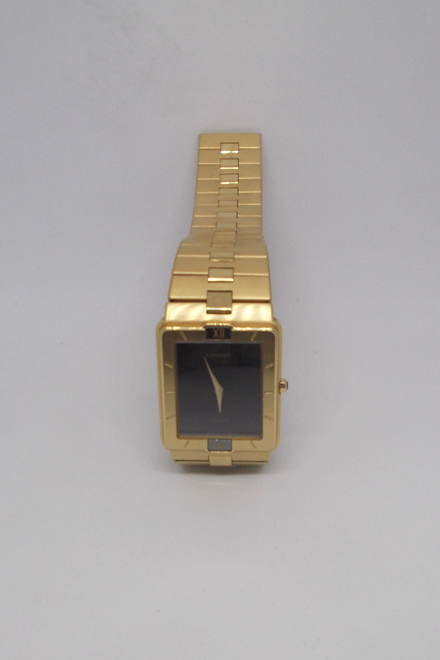 Seiko Lassale Quartz Watch Gold With Black - Etsy