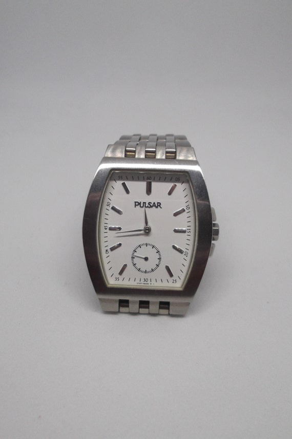 Modern Heren Horloge van Zilverkleurig Titanium