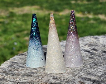 Ombre Ring Cone, Ring display, Ring Party Display, presenter ring display, resin jewelry display, bedroom decor, Bathroom decor