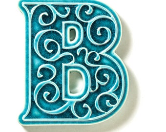 ceramic letter B, addition to the house number