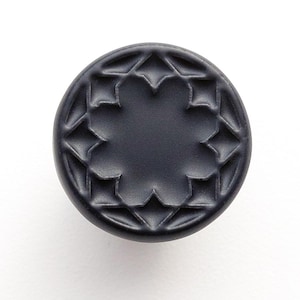 ceramic knob for furniture No.3, matt black