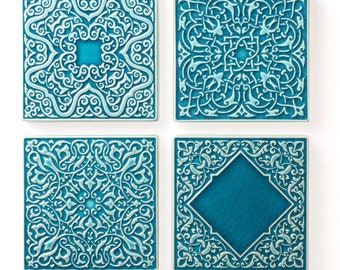 Tiles for hanging