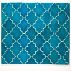 Ceramic tiles, Moroccan turquoise.