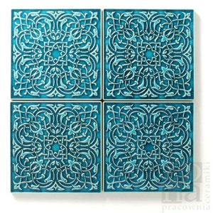 tiles walls, decors/LARGO/15cm/turquoise