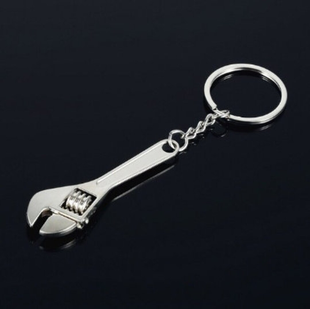 Adjustable Wrench Keychain - Etsy