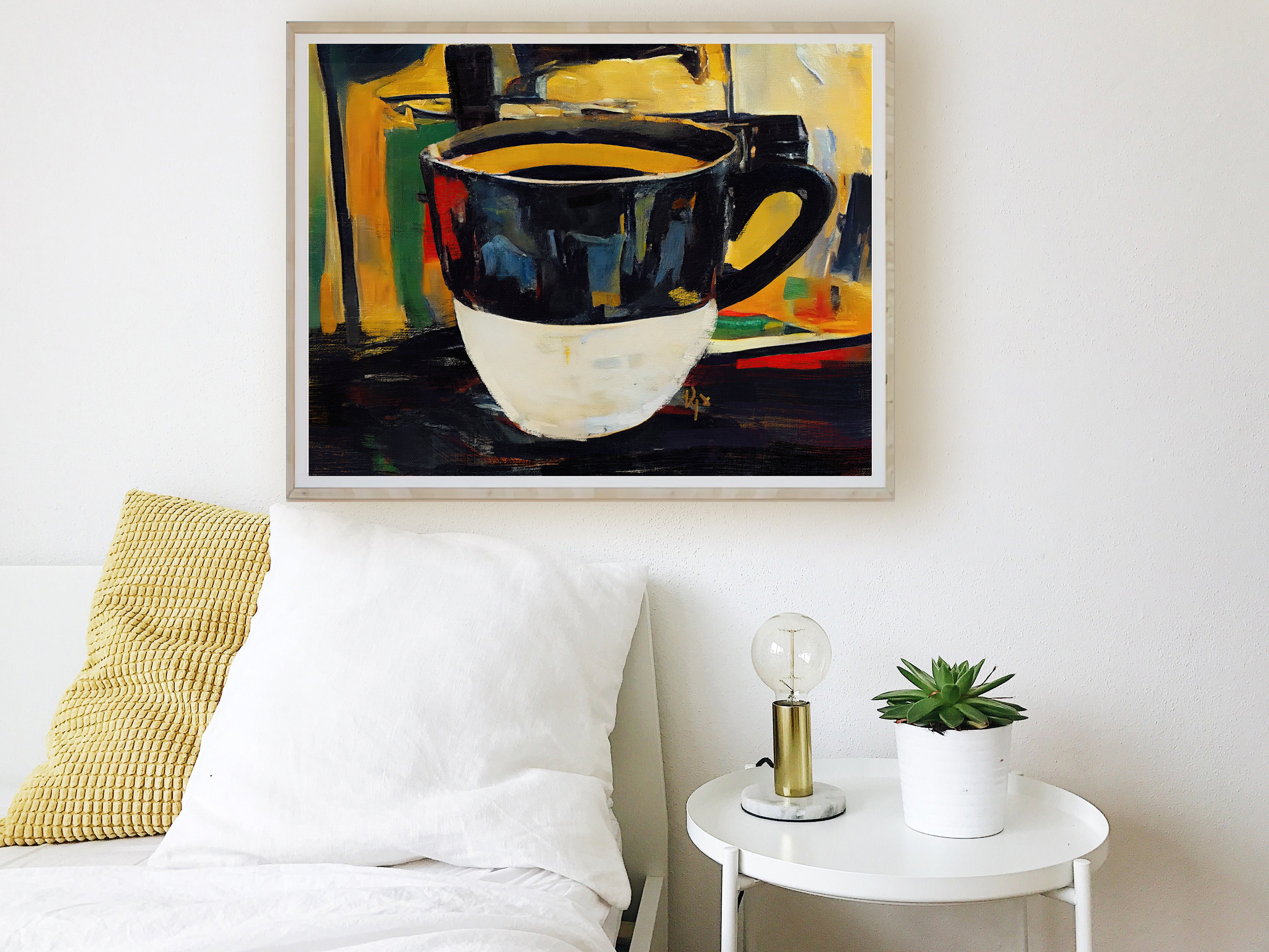 Coffee Themed Wall Art for Coffee Shop Large Coffee Wall Art Etsy