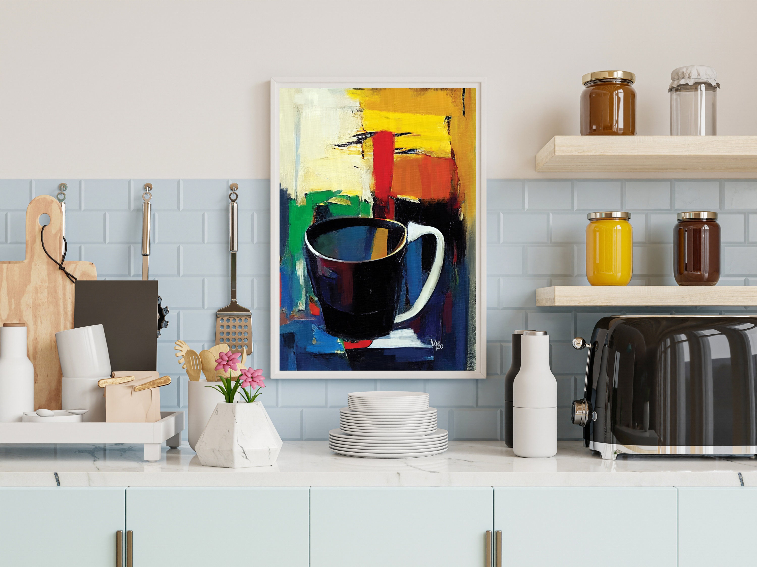 Coffee Bar Wall Art Coffee Shop Wall Art Wall Art Coffee Shop Etsy