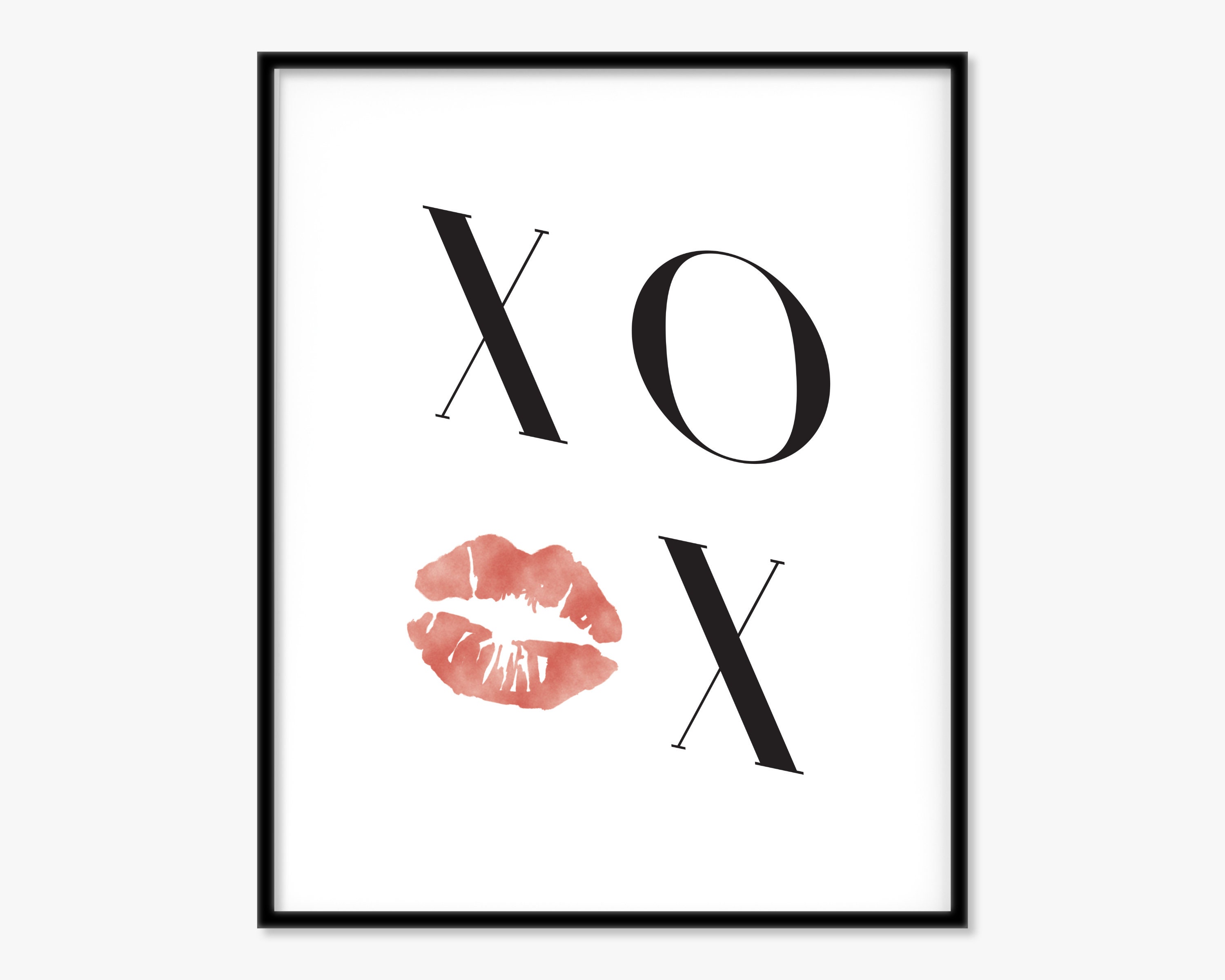 PRINTABLE Xoxo Sign XO Print XOXO Valentine Printable Wall Etsy Australia