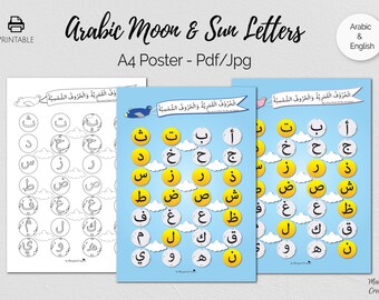 Abc Print Arabic Alphabet Poster White Homeschool Classroom D U00e9cor Gift For Kids Digital Prints Art Collectibles Vadel Com