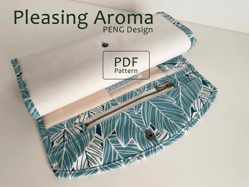 Sewing Pattern Knitting Needle Case/2 Size/Needle case pattern/Canvas Needle Holder Pattern/PDF/Knitters Organizer image 2