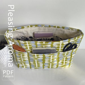 Einfacher Purse Insert Schnittmuster, Tote Organizer, Beutel Muster, Muster für Tascheneinsatz, Pdf Datei, Instant Download
