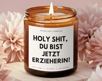 Graduation Gift for Kindergarten Teachers – Funny Candle with Saying – Exam Passed Gift Idea for Kindergarten Teachers and Kindergarten Starters