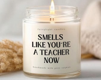 Geschenk für Lehrer – smells like you are a teacher – geschenk Studiumbschluss Lehramt Referendariat – Berufseinstieg Lehrer Geschenkidee