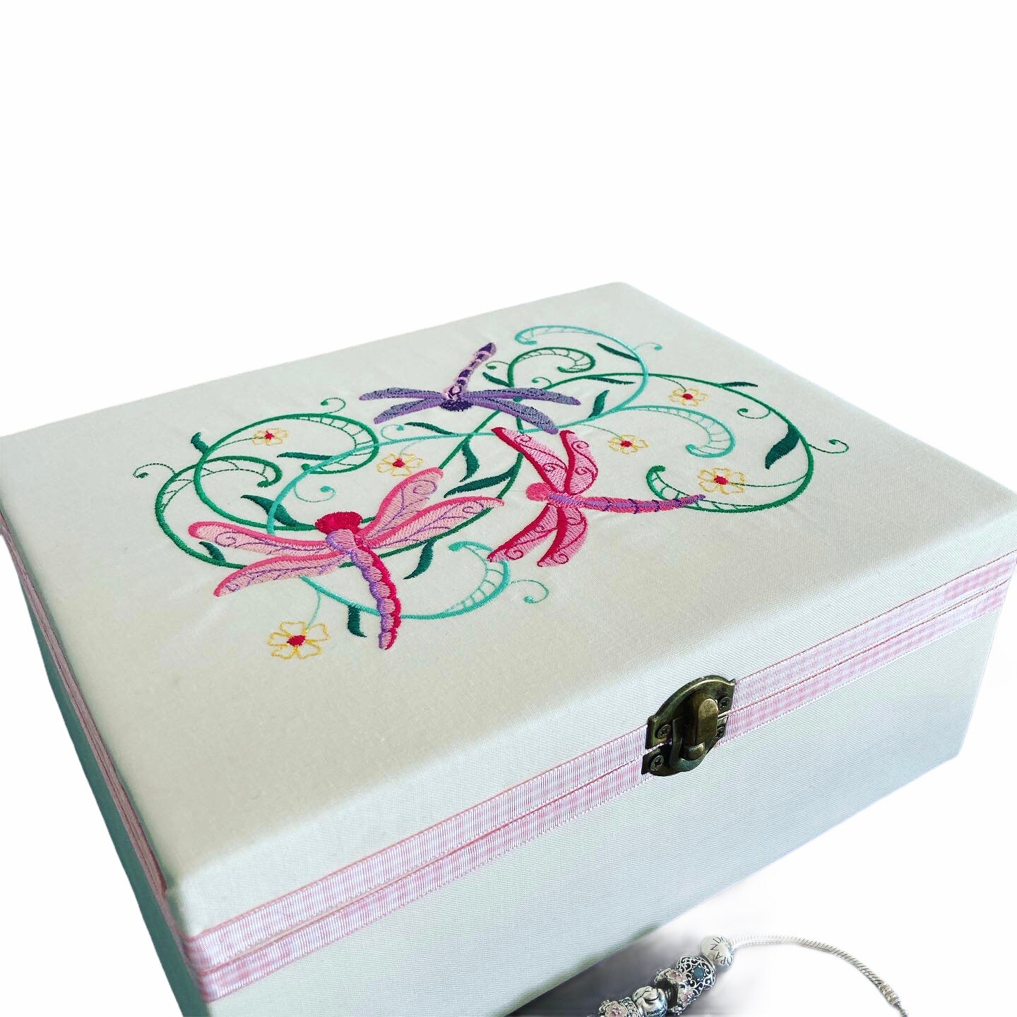 Dragonflies Keepsake Box Storage Box Etsy UK