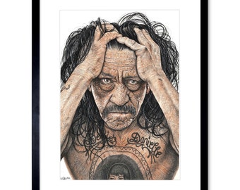 Wayne Maguire Tattooed Captain Spaulding Inked Ikon Canvas Art Print