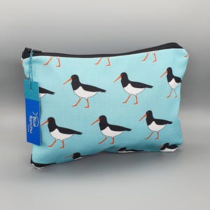 Oystercatcher Accessories Bag - seabird, ocean, beach, wildlife, nature, make-up bag, cosmetics bag, pencil case, travel