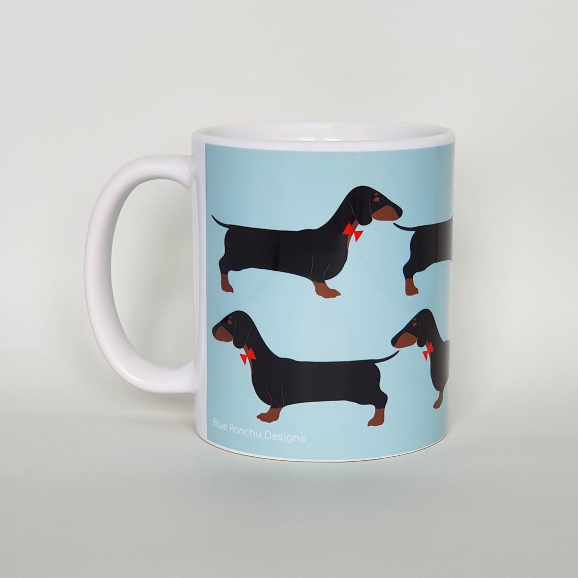 Black & Tan Dachshund Mug Sausage Dog Mug tableware Etsy