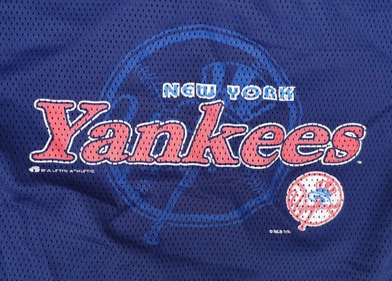 Vintage 1999 New York Yankees / mesh baseball t-s… - image 2