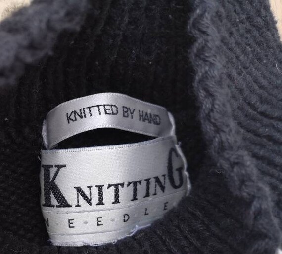 Beautiful Vintage 80's "Knitting Needle" Hand Kni… - image 3