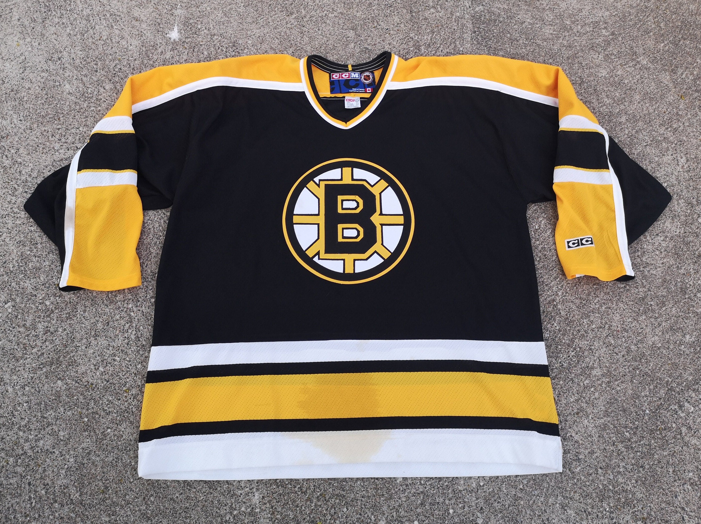 CCM Phil Esposito Boston Bruins Home Authentic Throwback with