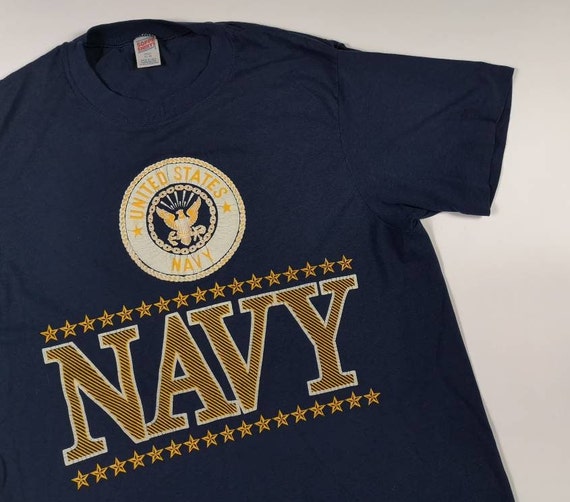 Vintage 80s/90s US Navy T-shirt - Soffe Made in USA XL - Etsy