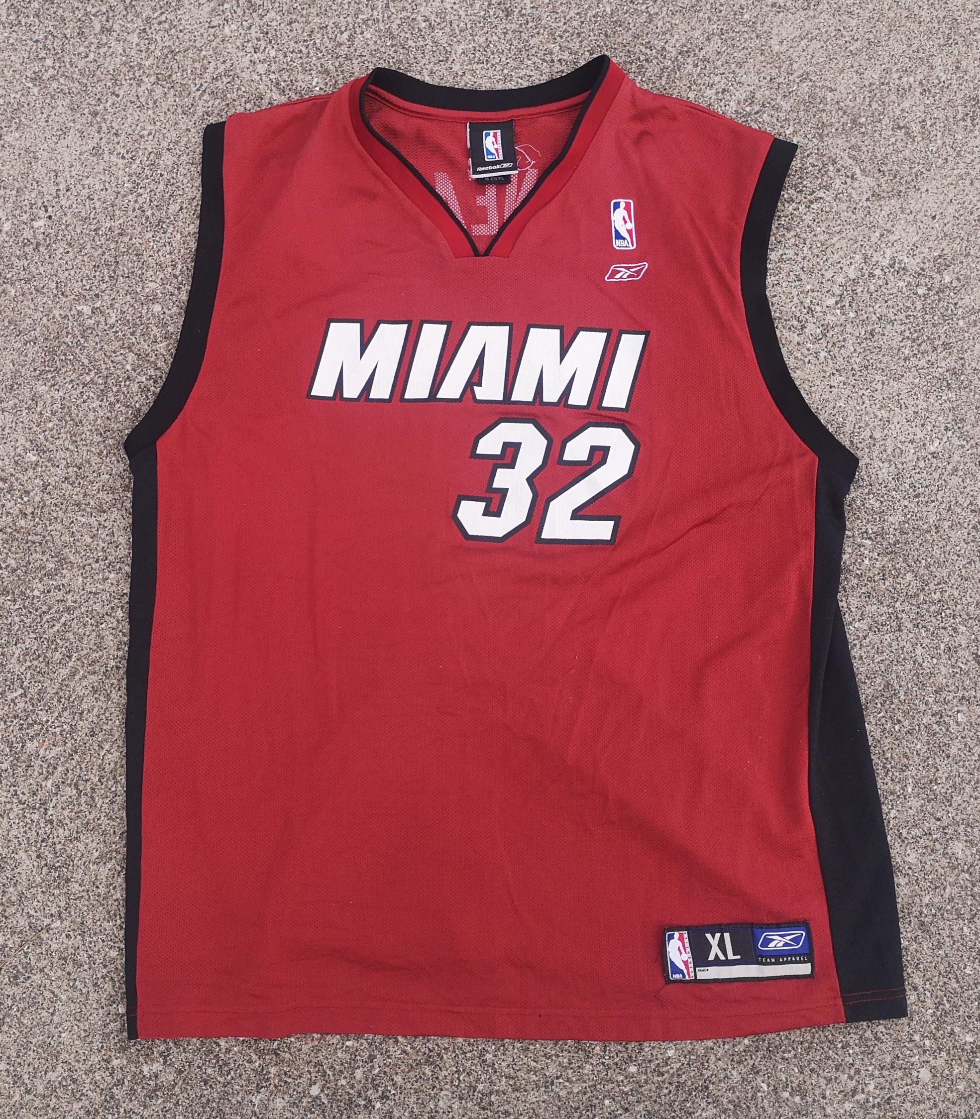 Vintage Y2K Shaq Miami Heat Jersey, Reebok NBA #32, XL - Etsy Canada