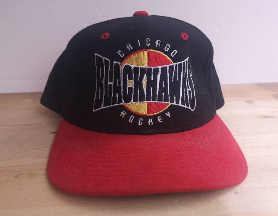 Vintage New Jersey Devils American Needle Blockhead Snapback NHL Hockey Hat Rare