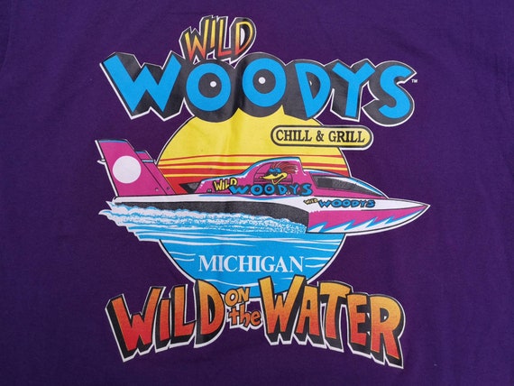 Vintage 80 S 90 S Wild Woodys Chill And Grill Etsy Ireland