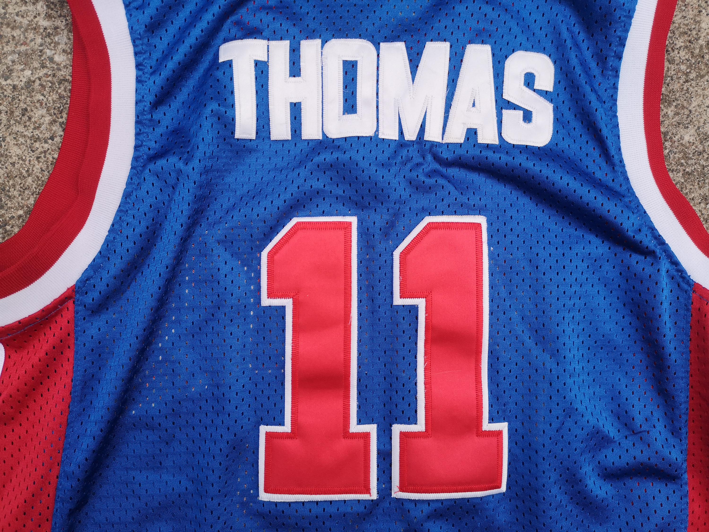Vintage Detroit Pistons / Isiah Thomas #11 / Adidas / Officially
