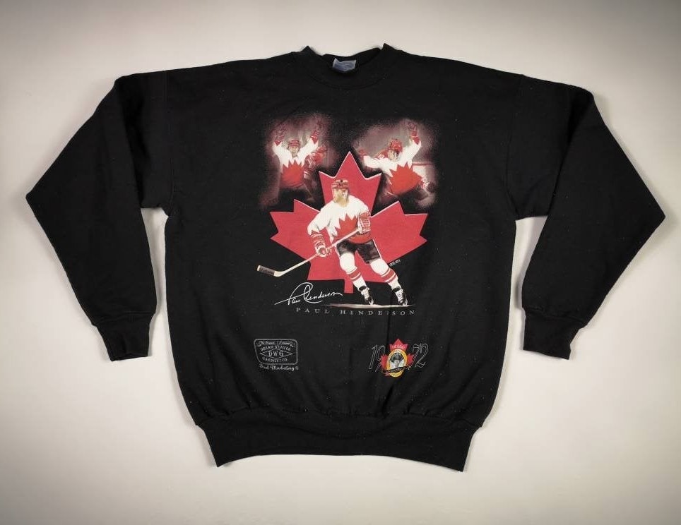 Vintage (Hanes) - Team Canada Hockey Paul Henderson Sweatshirt 1997 X-Large