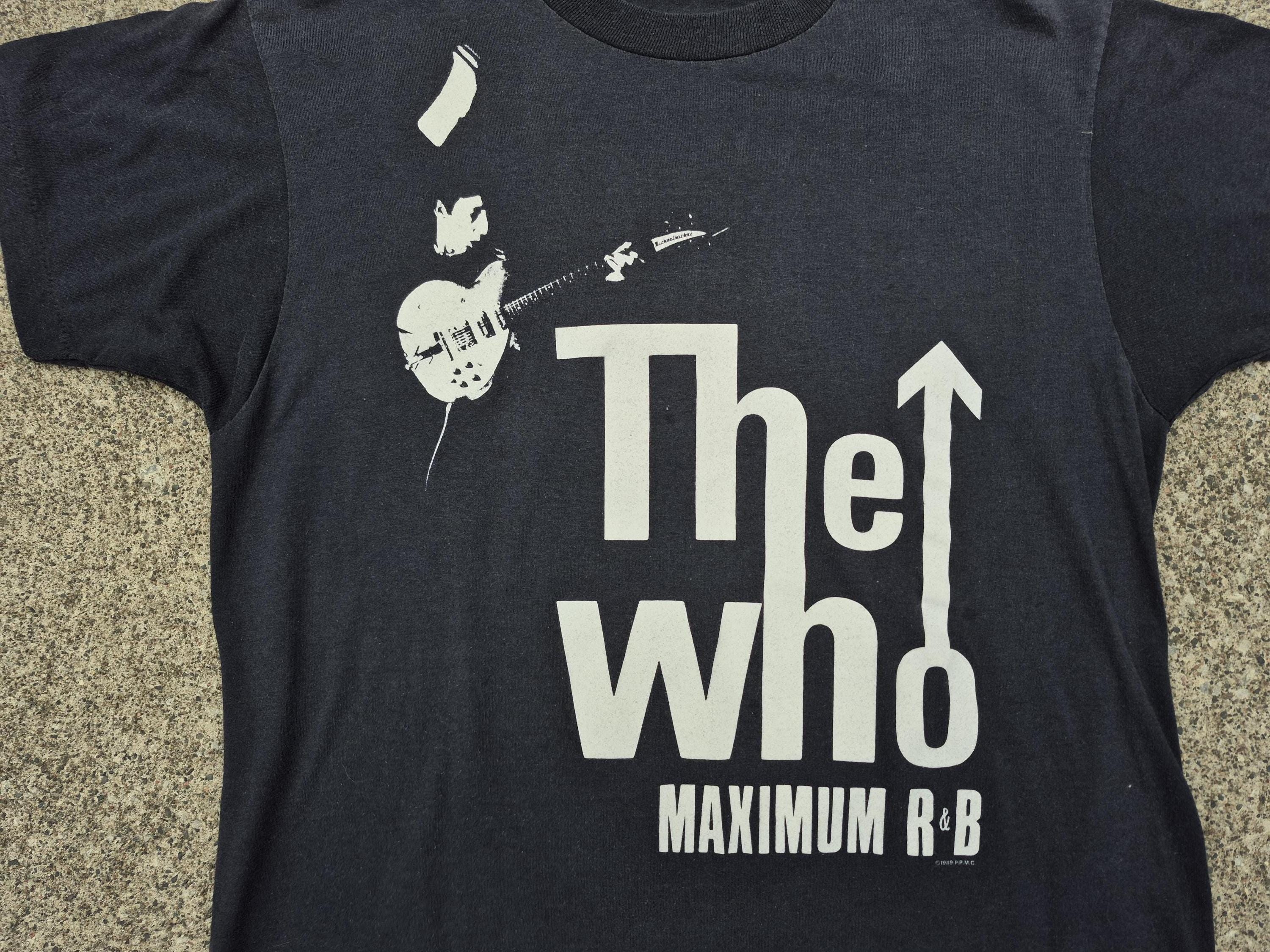 Vintage 1989 the Who Tour T-shirt, Screen Stars Best, Large - Etsy