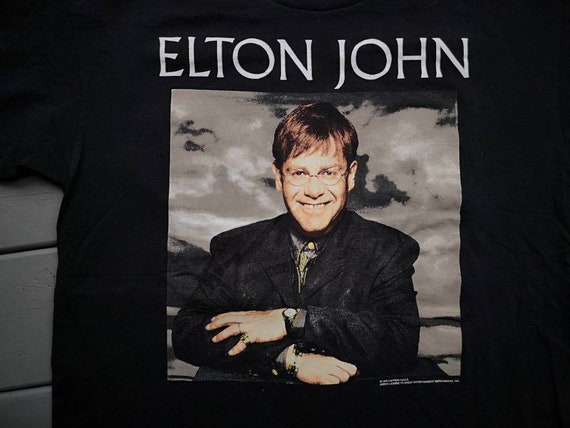 ヴィンテージ 1995 エルトン・ジョン コンサートツアー Tシャツ