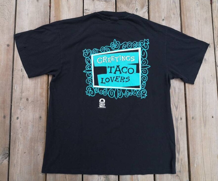 Vintage 1991 Rocky & Bullwinkle Taco Bell T-shirt - Single