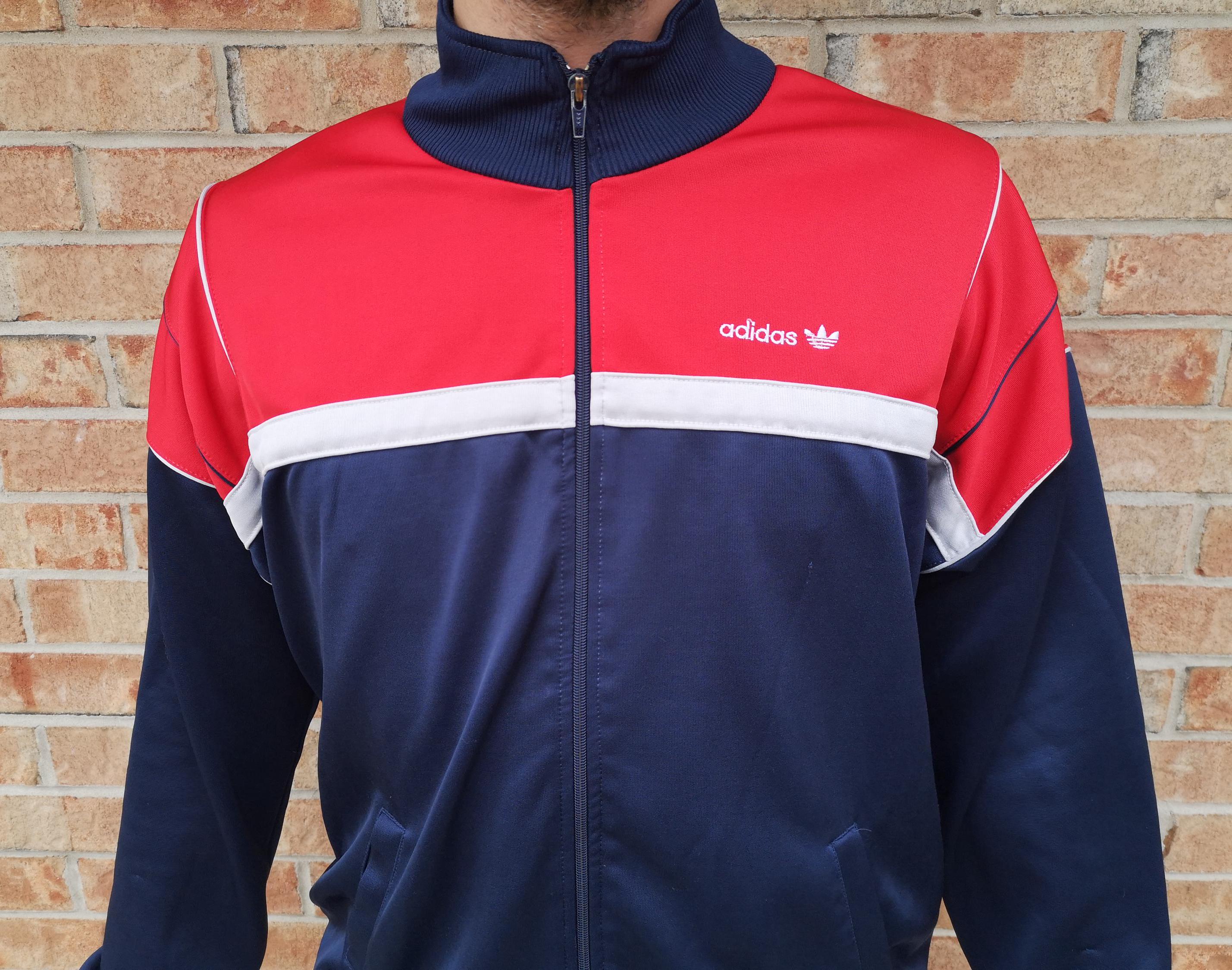 80s Adidas Jacket - Etsy 80s Adidas Jacket - Etsy