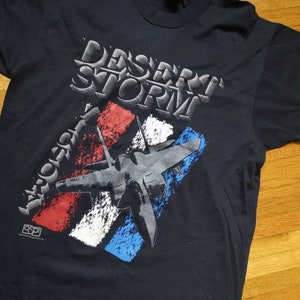 Vintage 90&#39;s United States of America / Operation Desert Storm Victory / Made in USA by Screen Stars Best XL