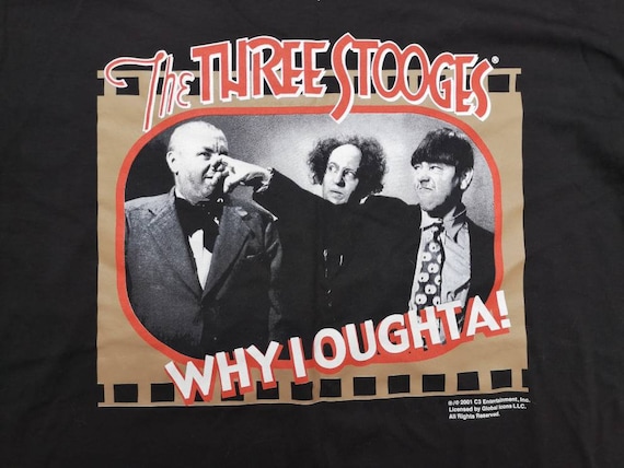 Vintage 2001 DEADSTOCK the Three Stooges 