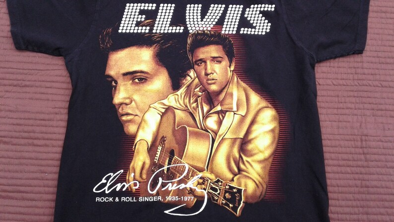 Elvis Presley The King 1960s Retro Unisex T Shirt
