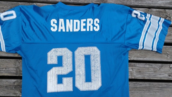 barry sanders reebok jersey