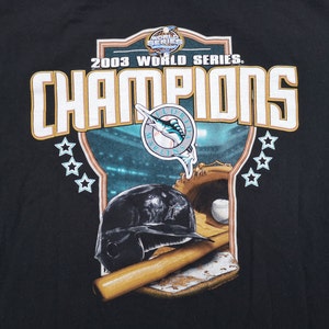 Vintage 2003 Florida Marlins / World Series Champions t-shirt / Made by LEE / XL