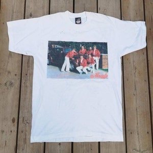 Vintage & Rare 80&#39;s &quot;The Martels - Rock and Roll Show&quot;  / Canadian Rock band signed t-shirt Made in Canada / Screen Stars Best / L
