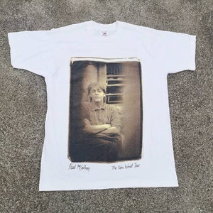 Vintage 1993 Paul McCartney &quot;New World Tour&quot; concert t-shirt XL