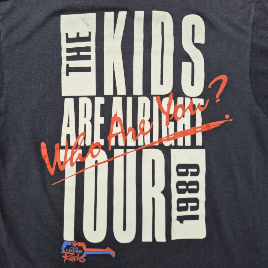 Vintage 1989 the Who Tour T-shirt, Screen Stars Best, Large - Etsy