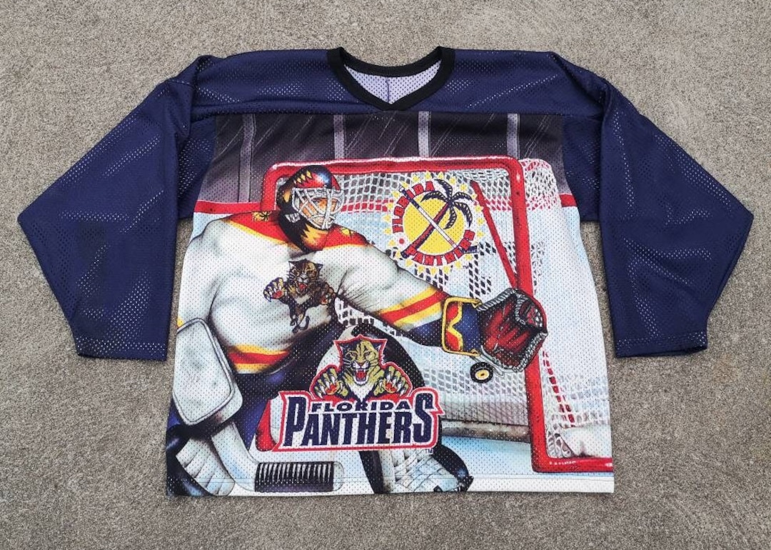 Vintage 1990s Florida Panthers CCM Jersey Size Large Hockey Panthers Jersey  NHL!