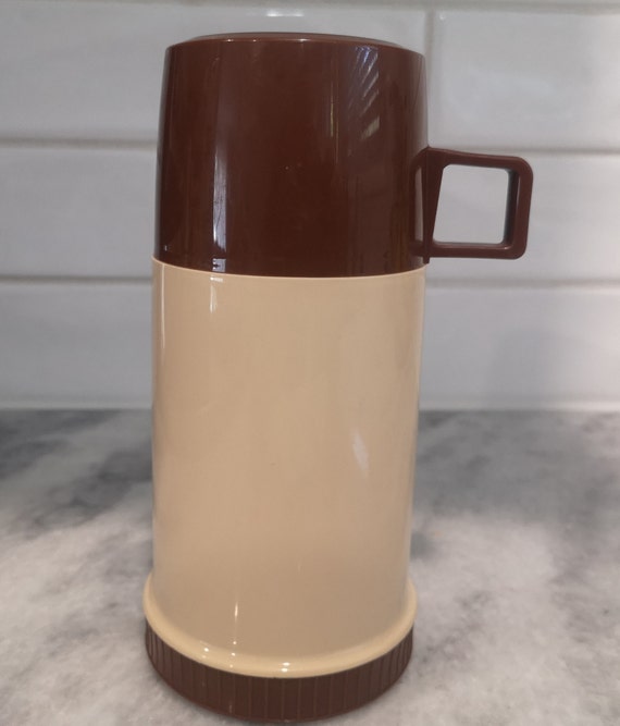 Thermos Vintage Osier Pique-nique Années 50/60 – État Impeccable