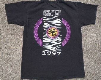 Vintage 1997 ZZ Top T-shirt: Mean Rhythm Global Tour, Large - Etsy