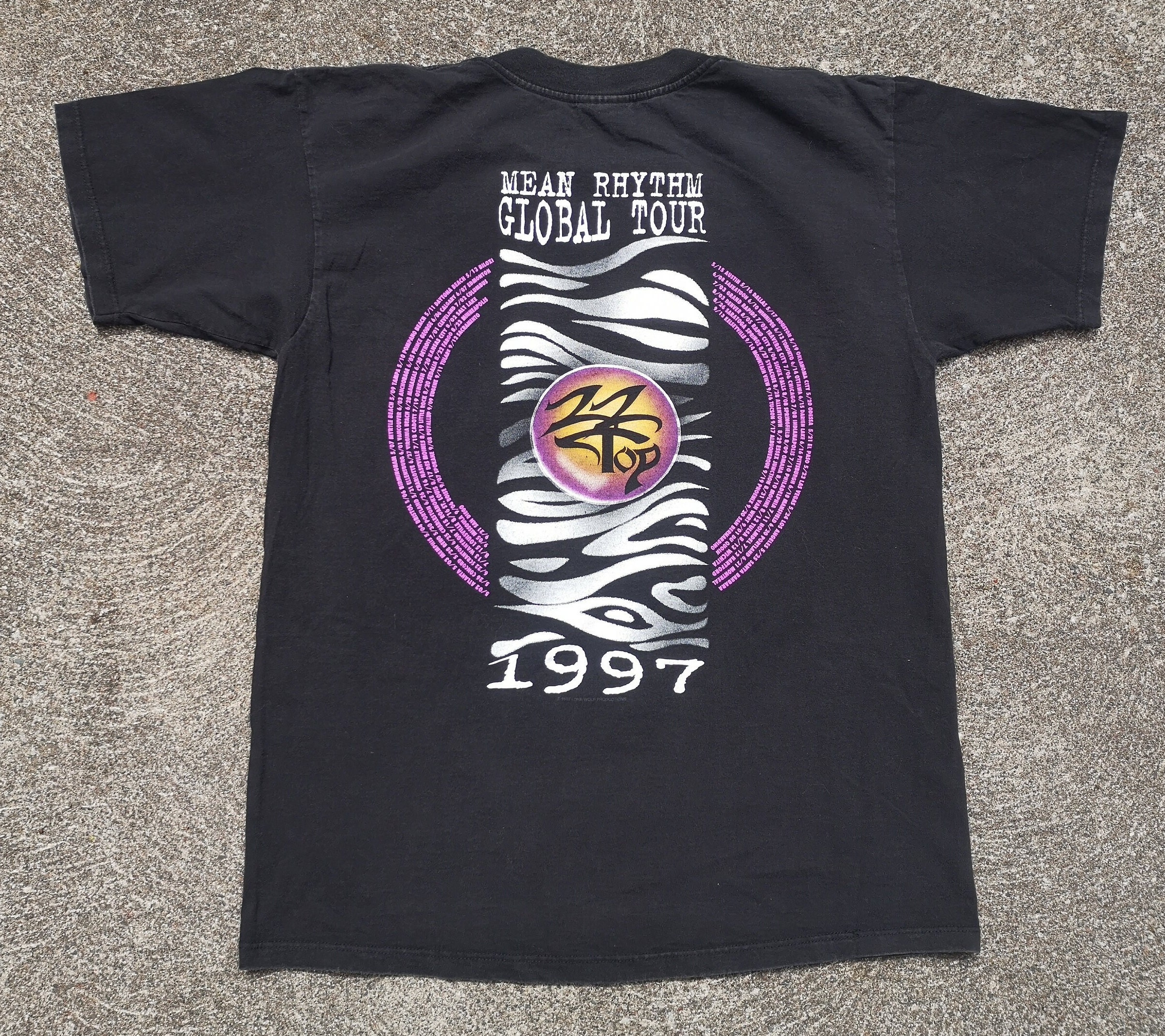 Vintage 1997 ZZ Top T-shirt: Mean Rhythm Global Tour, Large - Etsy