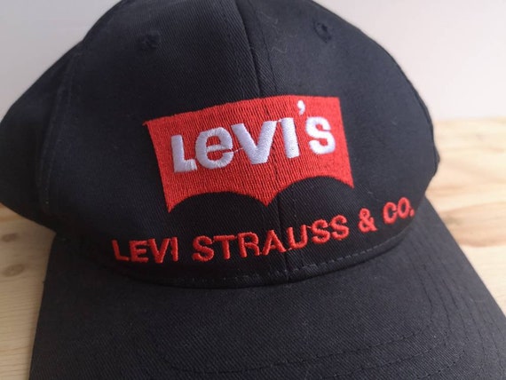 Vintage 90's Levi Strauss & Co. 501 / black + red… - image 2