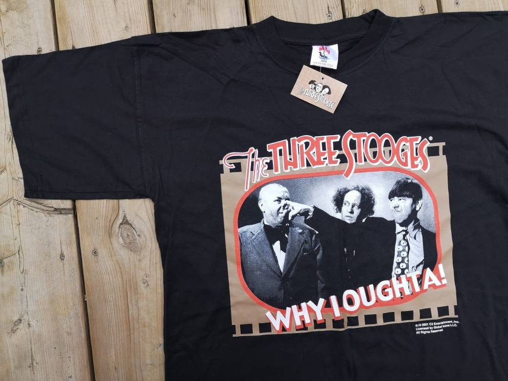 Vintage 2001 DEADSTOCK the Three Stooges 